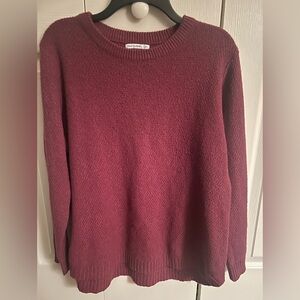 Pink Clover Women's Textured Crewneck Sweater